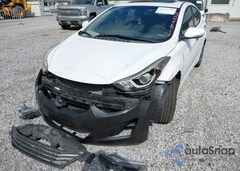 2015 Hyundai Elantra Limited from USA, damaged, VIN 5NPDH4AE7FH607777
